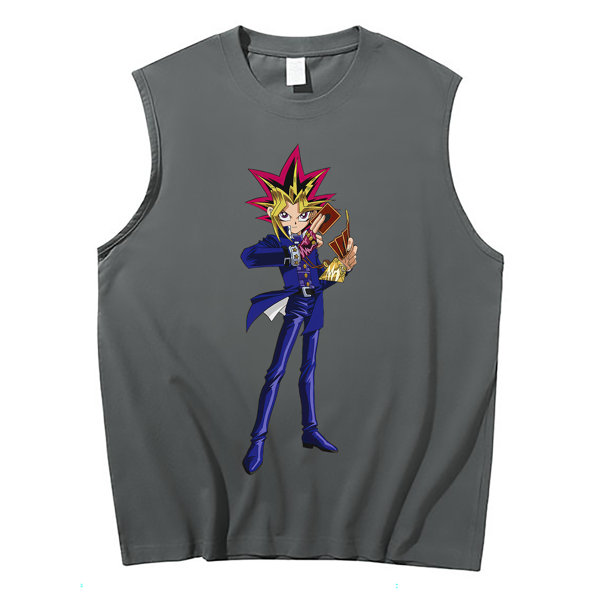 （画像用） 遊☆戯☆王 Yu-Gi-Oh! コットン100％タンクトップ（フロントプリント）